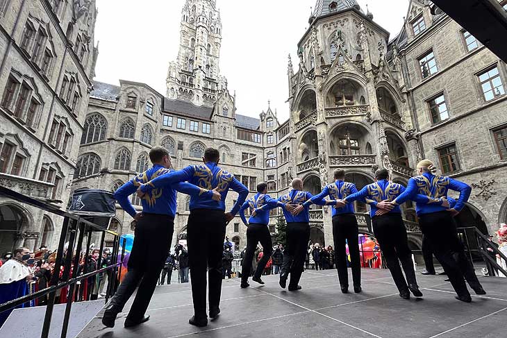 Inthronisation im Prunkhof des Müchner Rathaus (©Foto: Martin Schmitz)